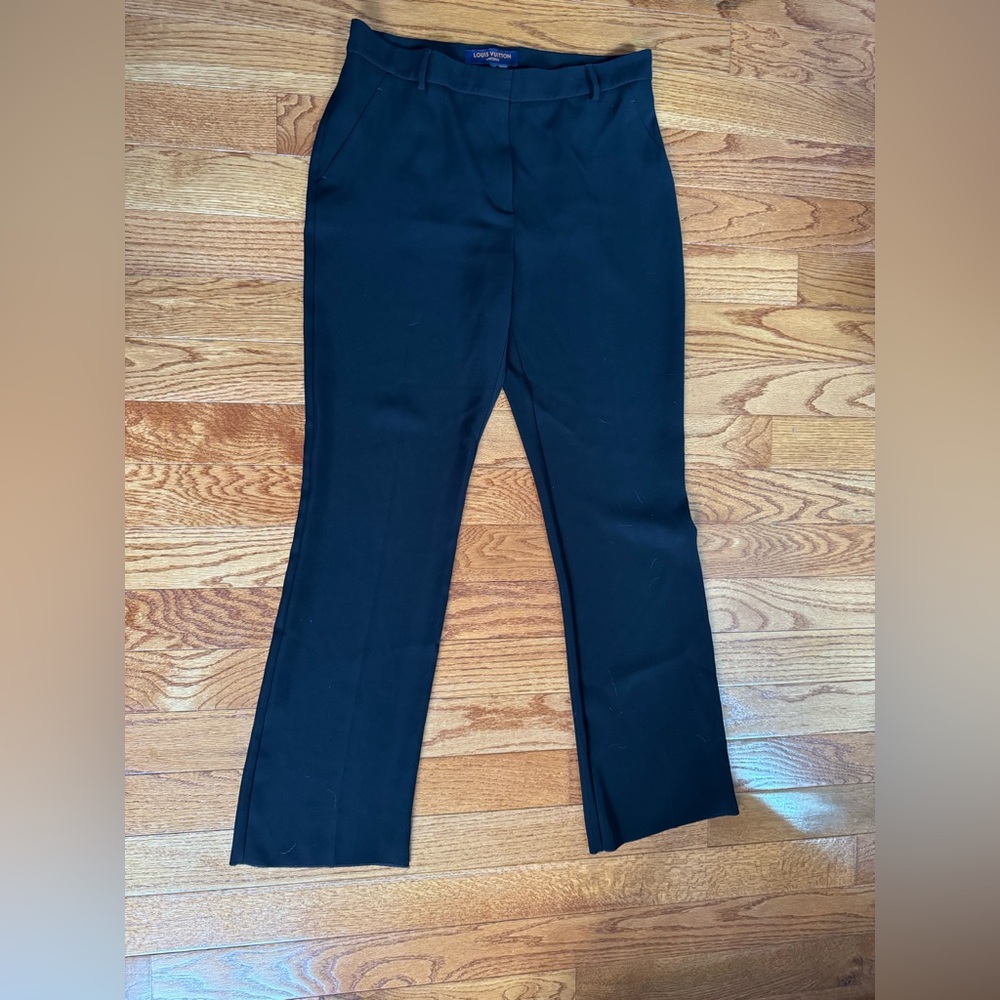 Louis Vuitton Work Uniform Black Women's Dress Pants - Picture 2 of 7